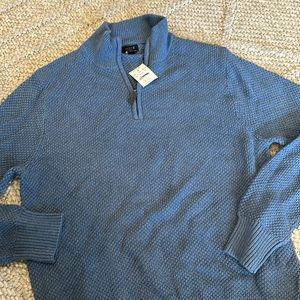 J. Crew Piqué half-zip pullover
